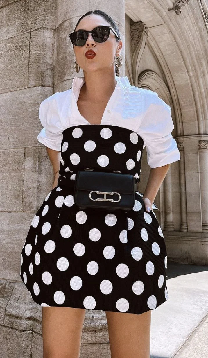 polka dot outfit
