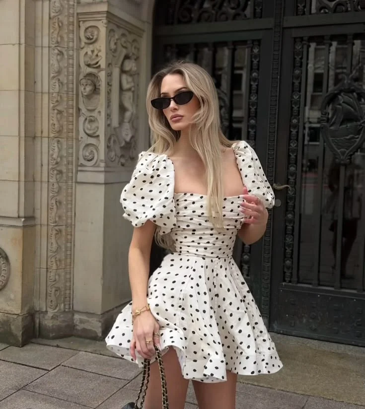 polka dot outfit