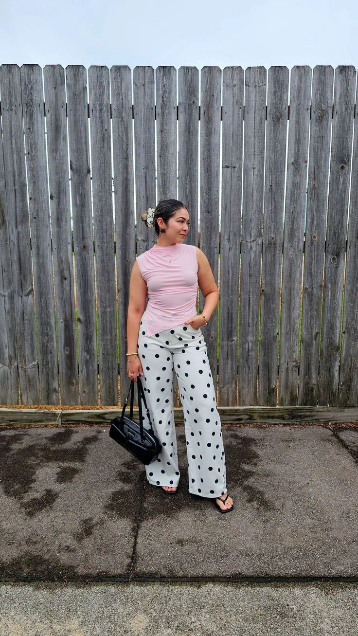 polka dot outfit