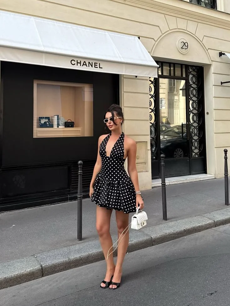 polka dot outfit