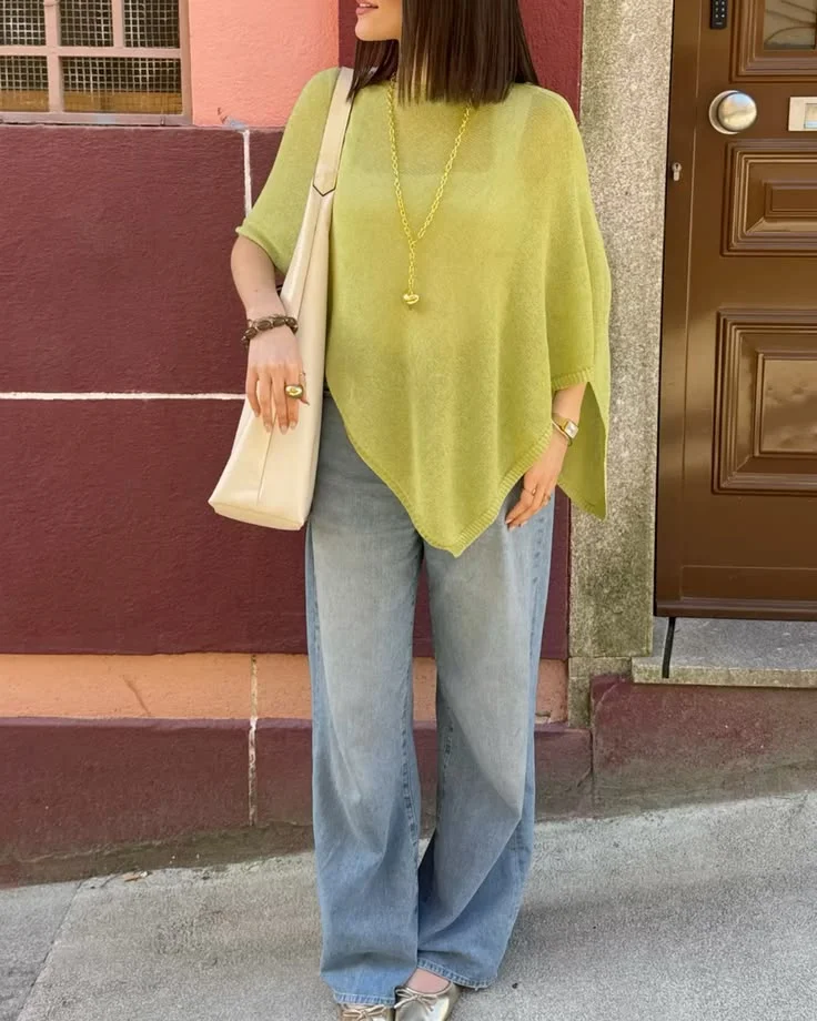 poncho outfits for women