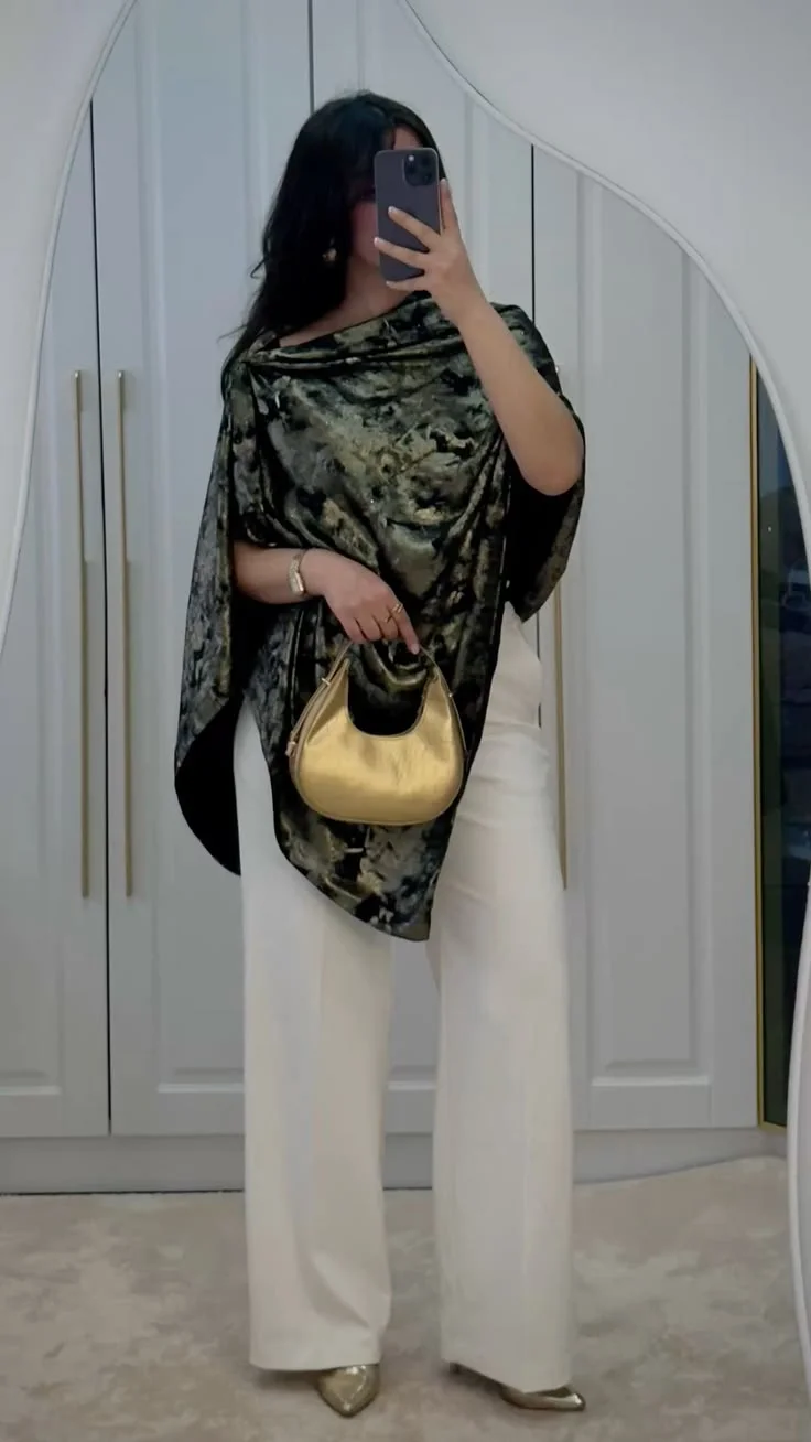 poncho outfits for women