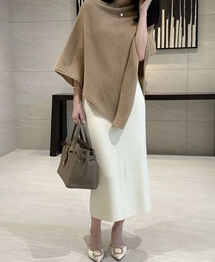 poncho outfits for women