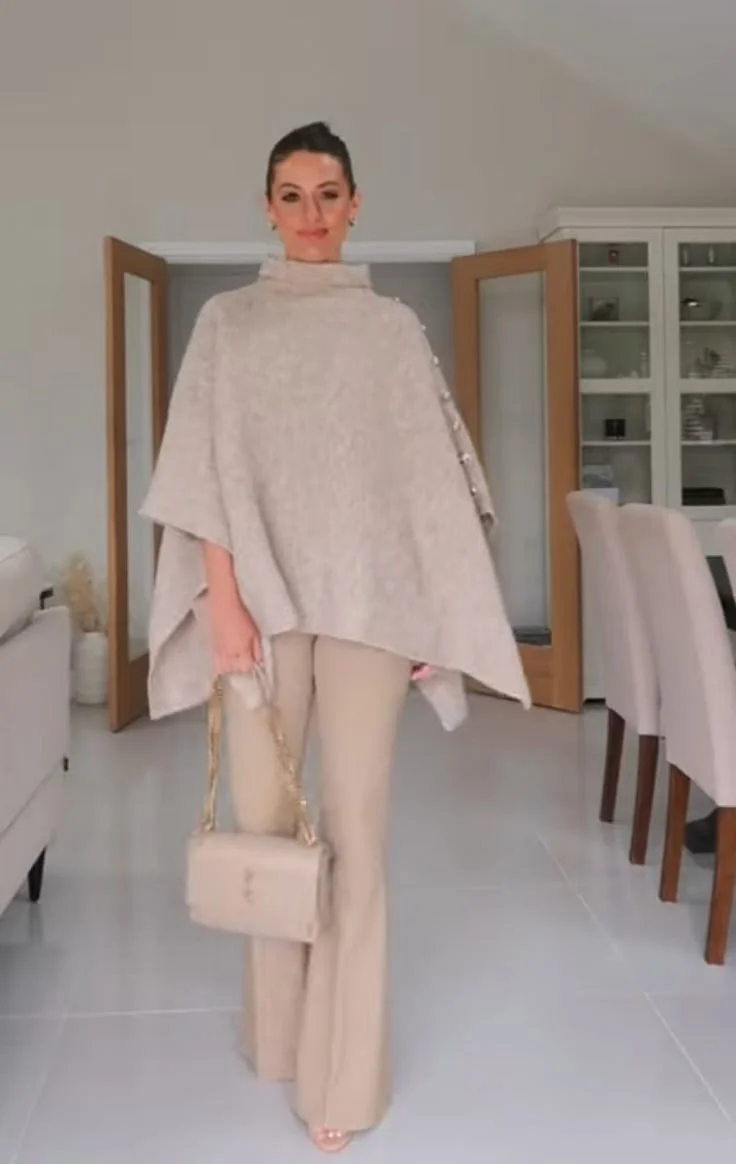 poncho outfits for women