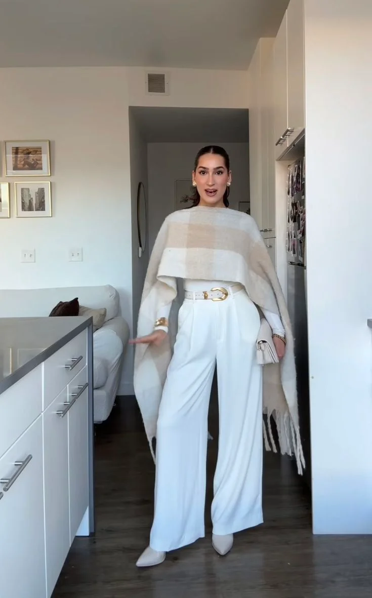 poncho outfits for women