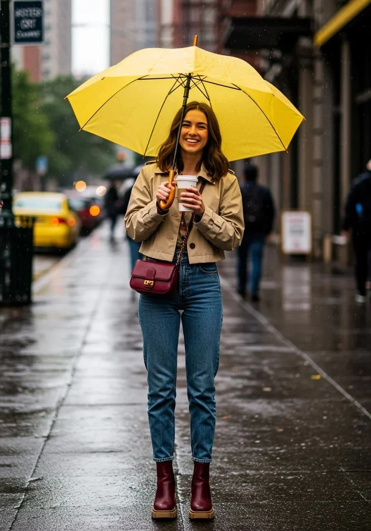 rainy summer day outfit