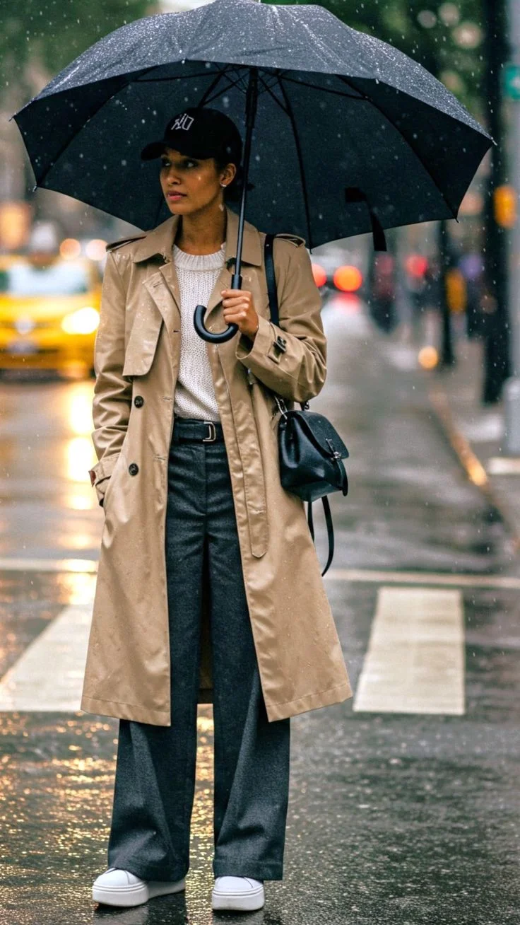 rainy summer day outfit