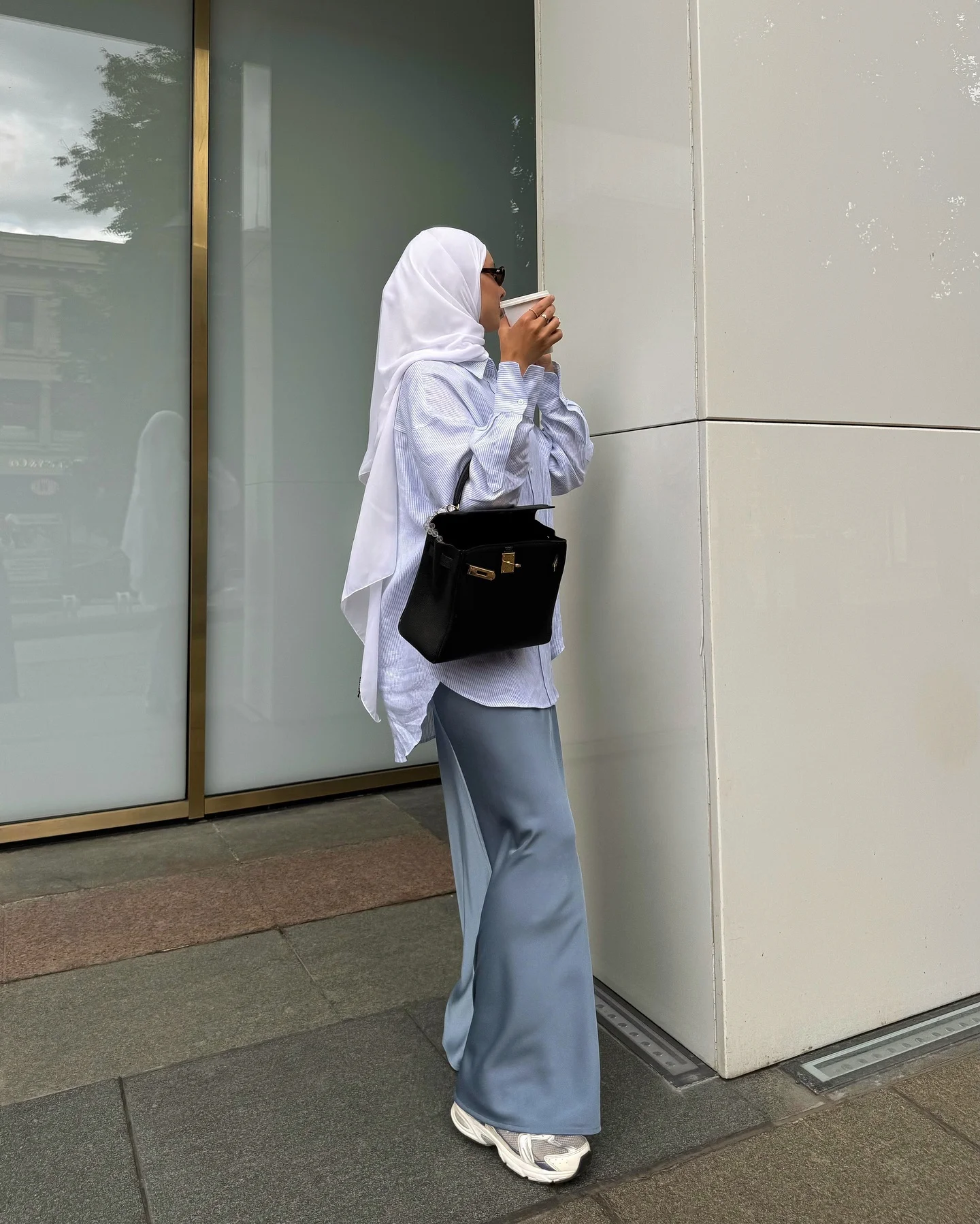 satin skirt outfit ideas