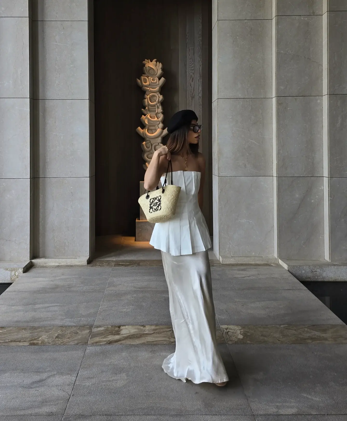 satin skirt outfit ideas