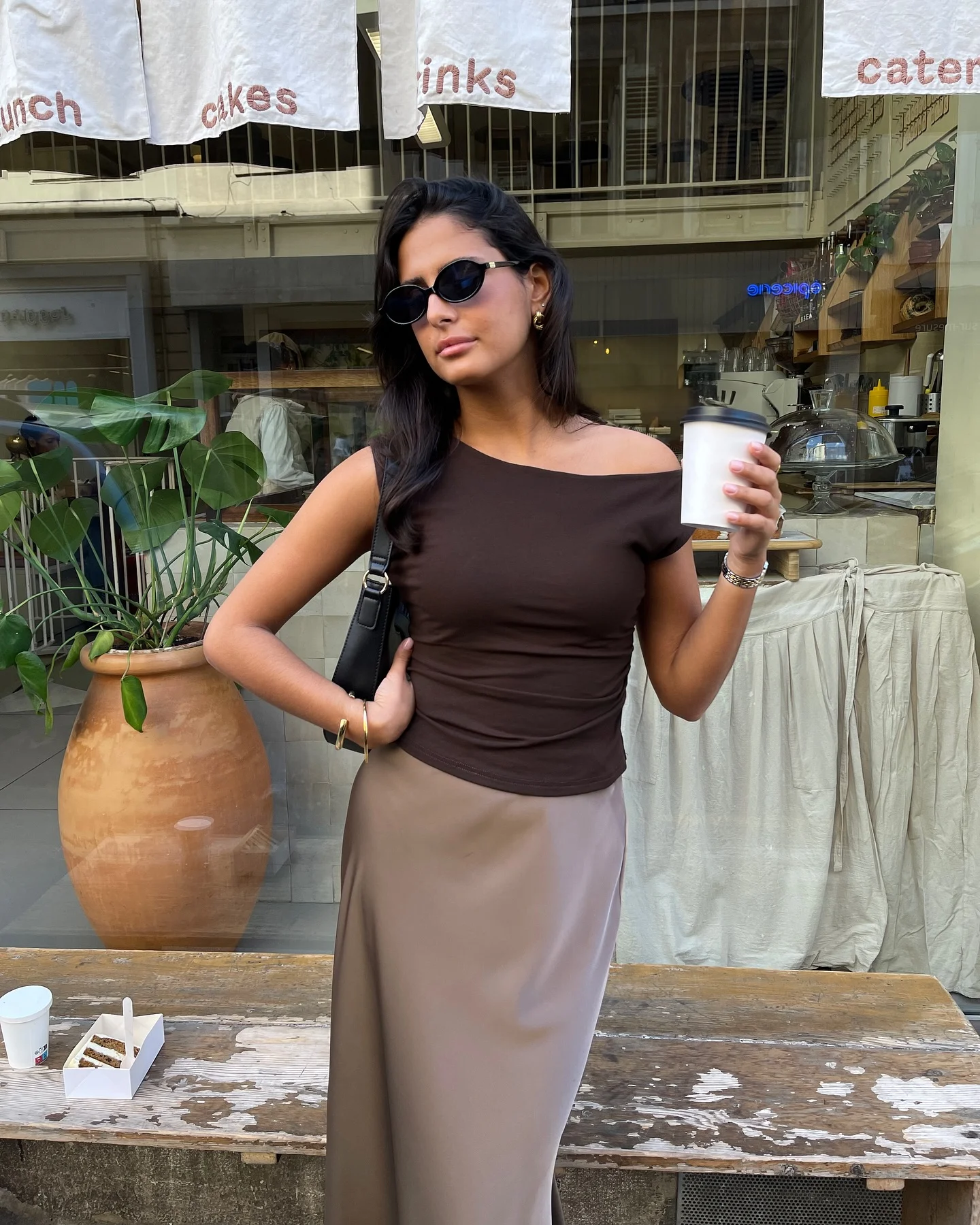 satin skirt outfit ideas