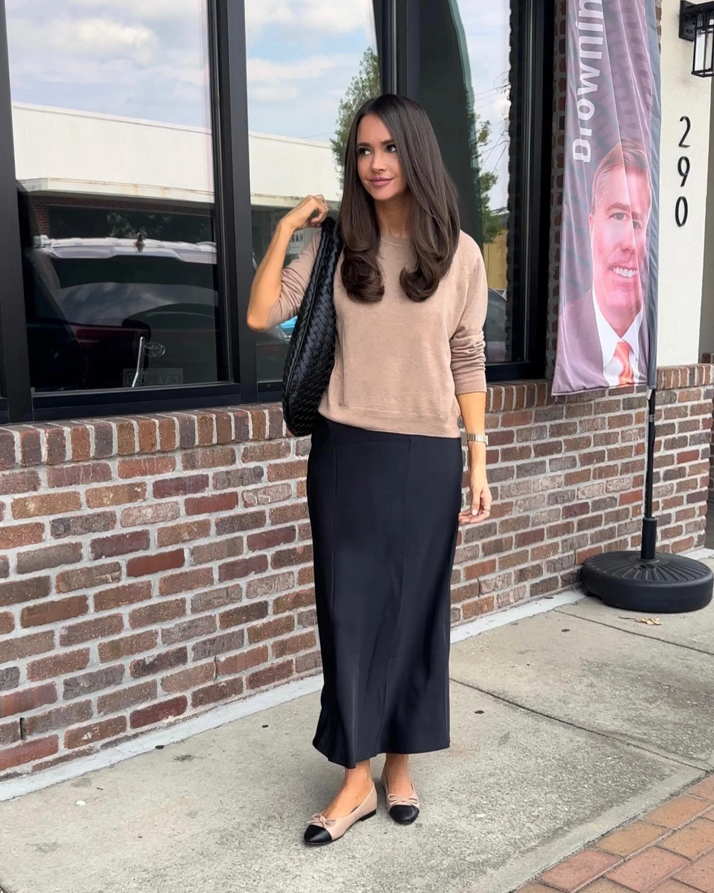 satin skirt outfit ideas