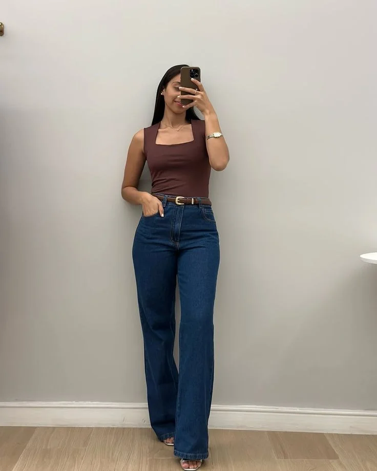 square neck top