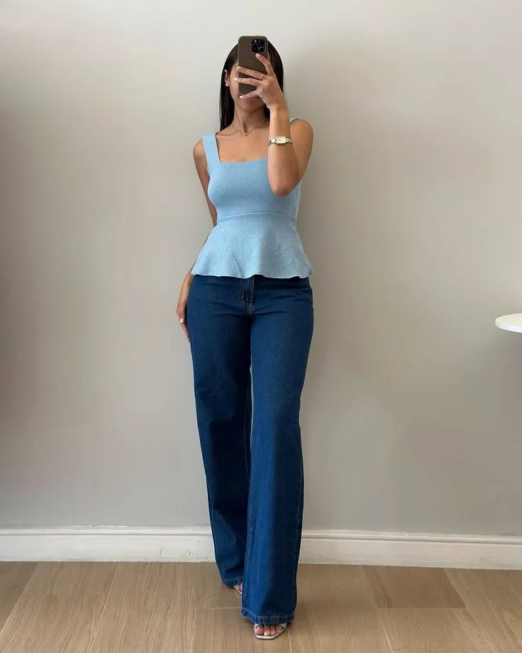 square neck top