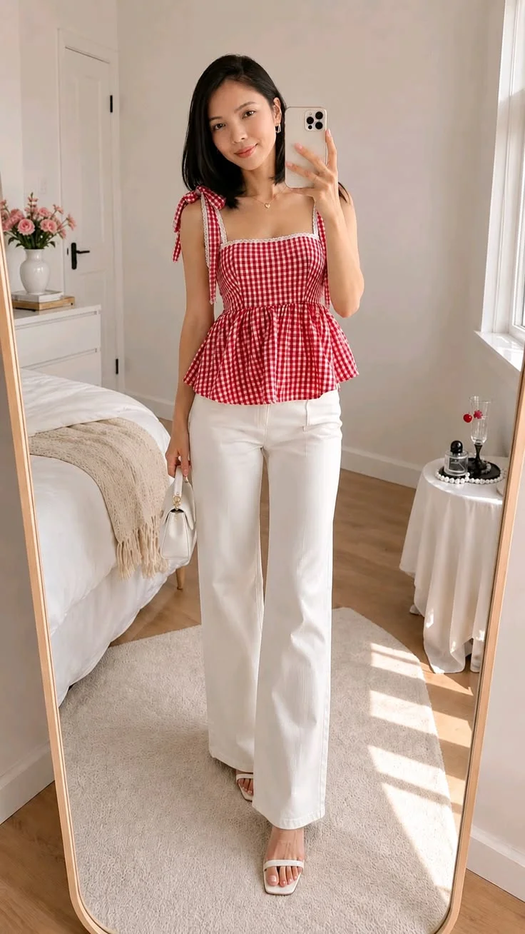 square neck top