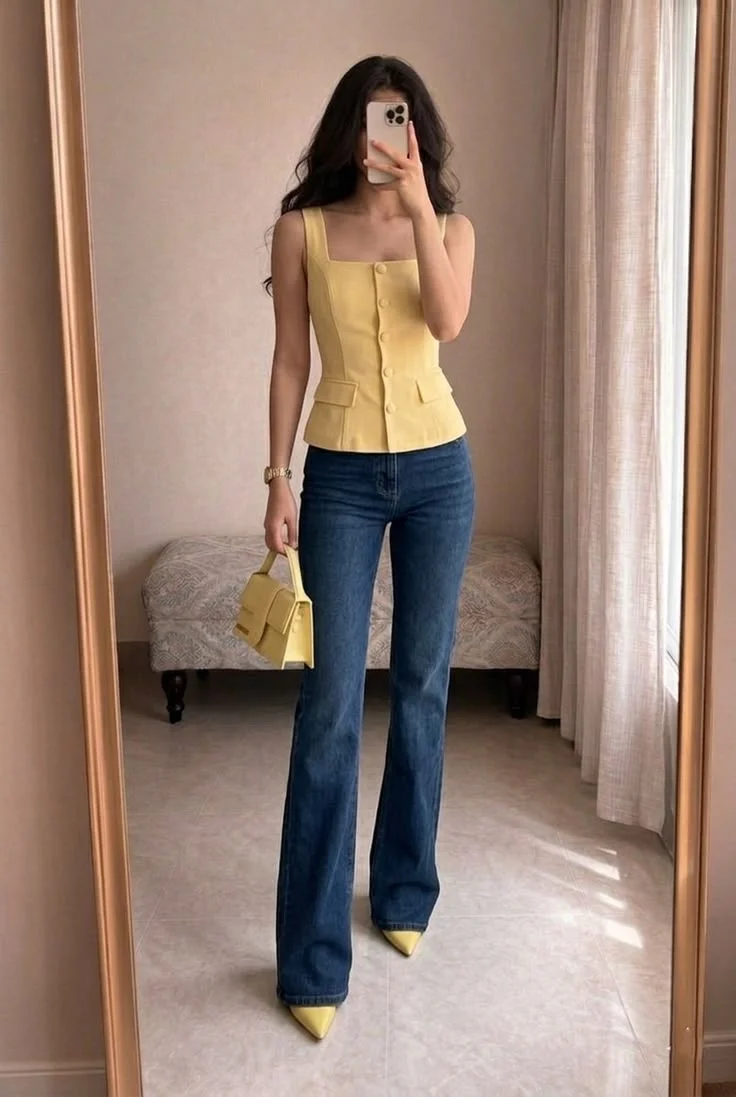 square neck top