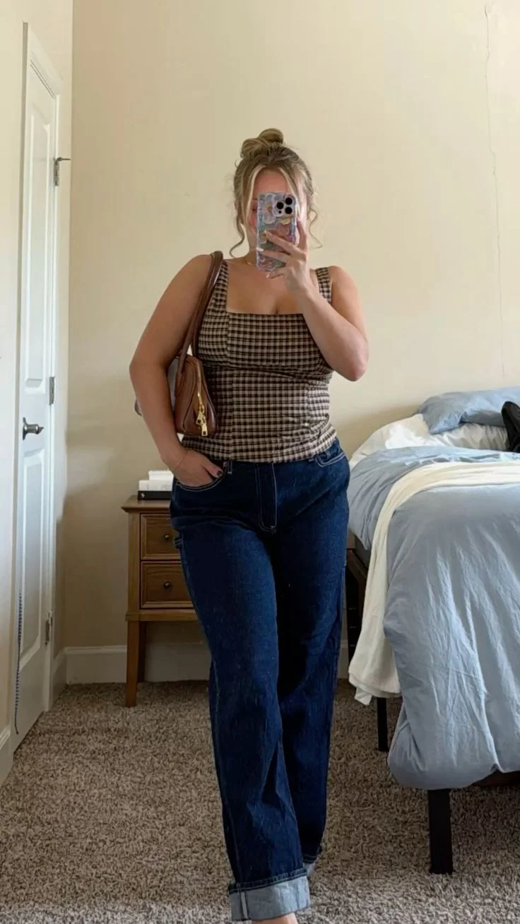 square neck top