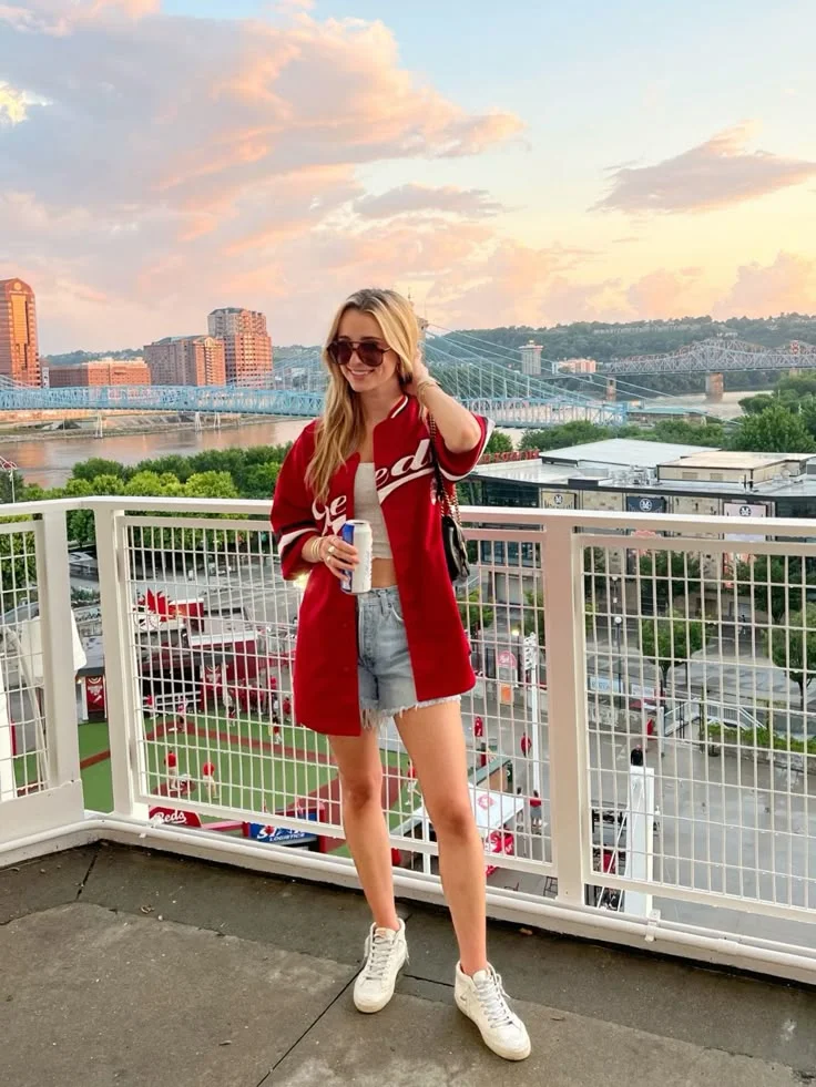 summer baseball game outfits