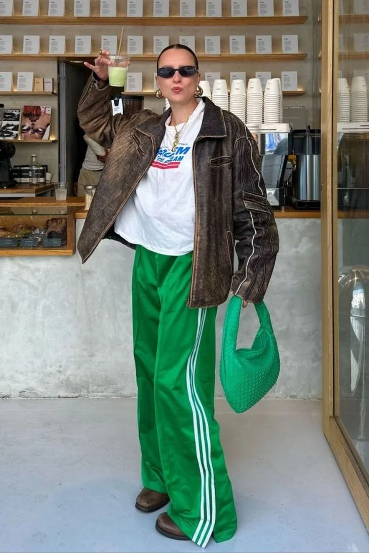 track pants outfit