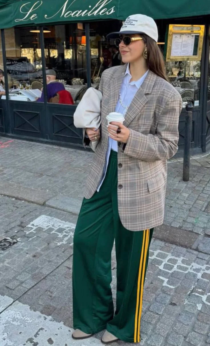 track pants outfit