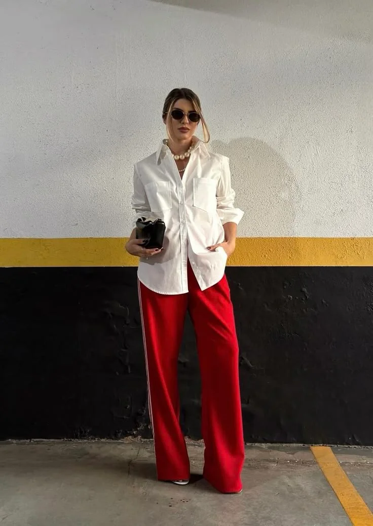 track pants outfit