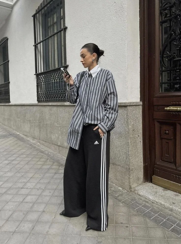 track pants outfit