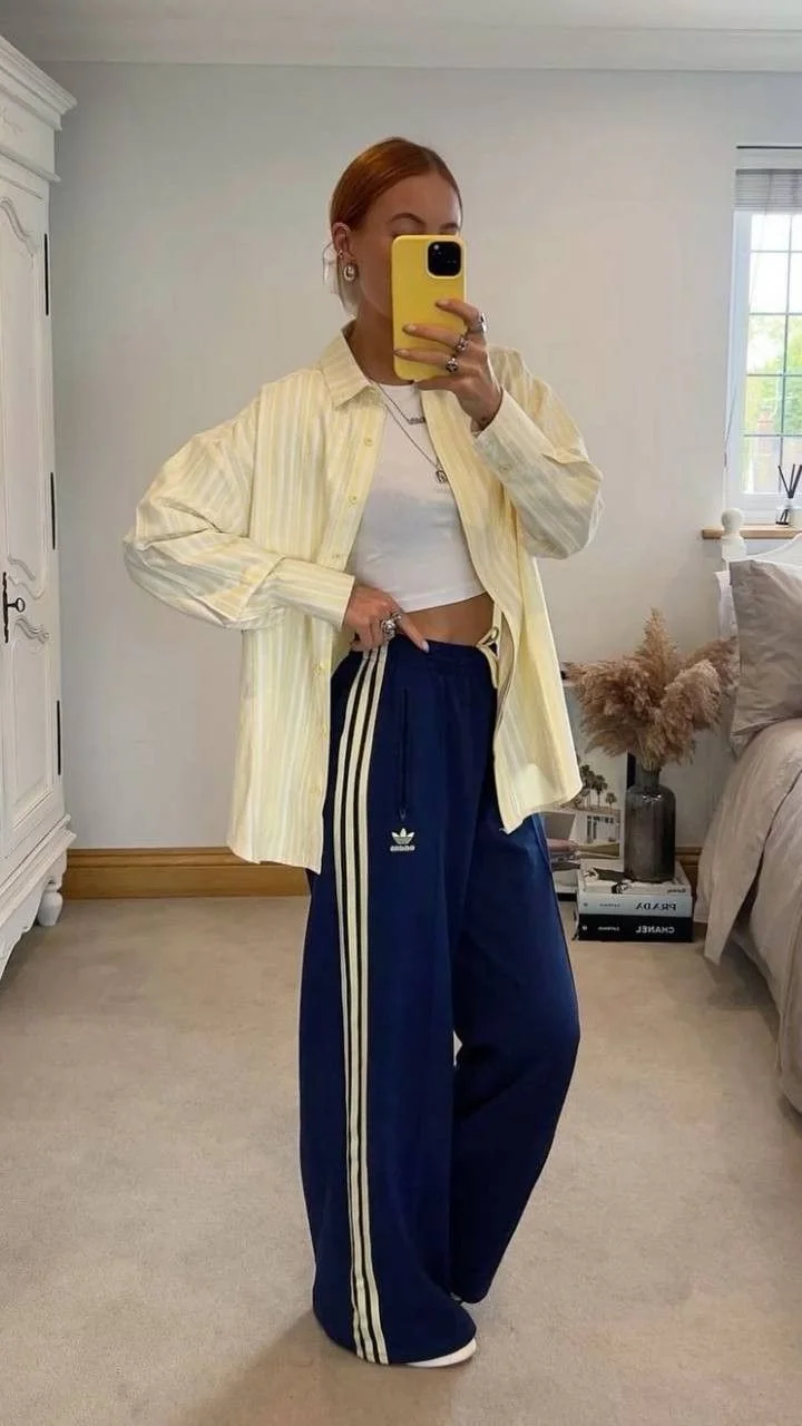 track pants outfit