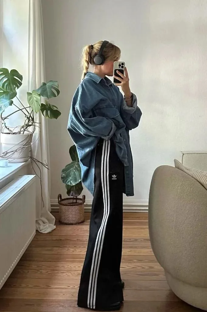 track pants outfit