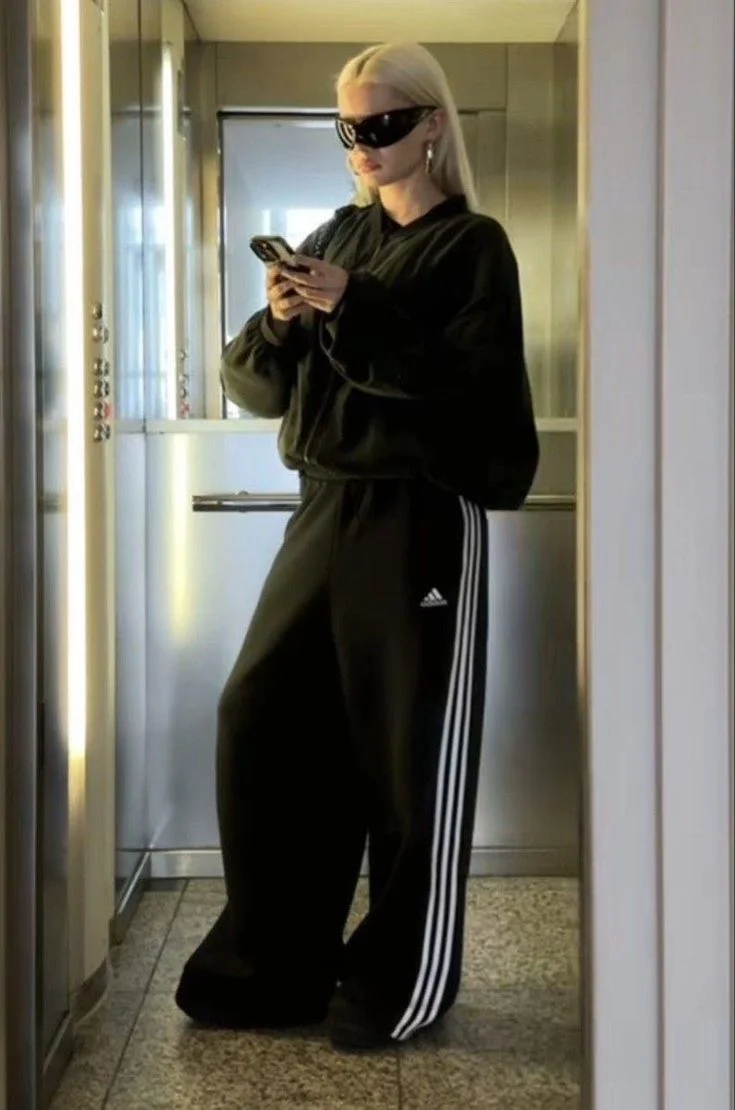track pants outfit