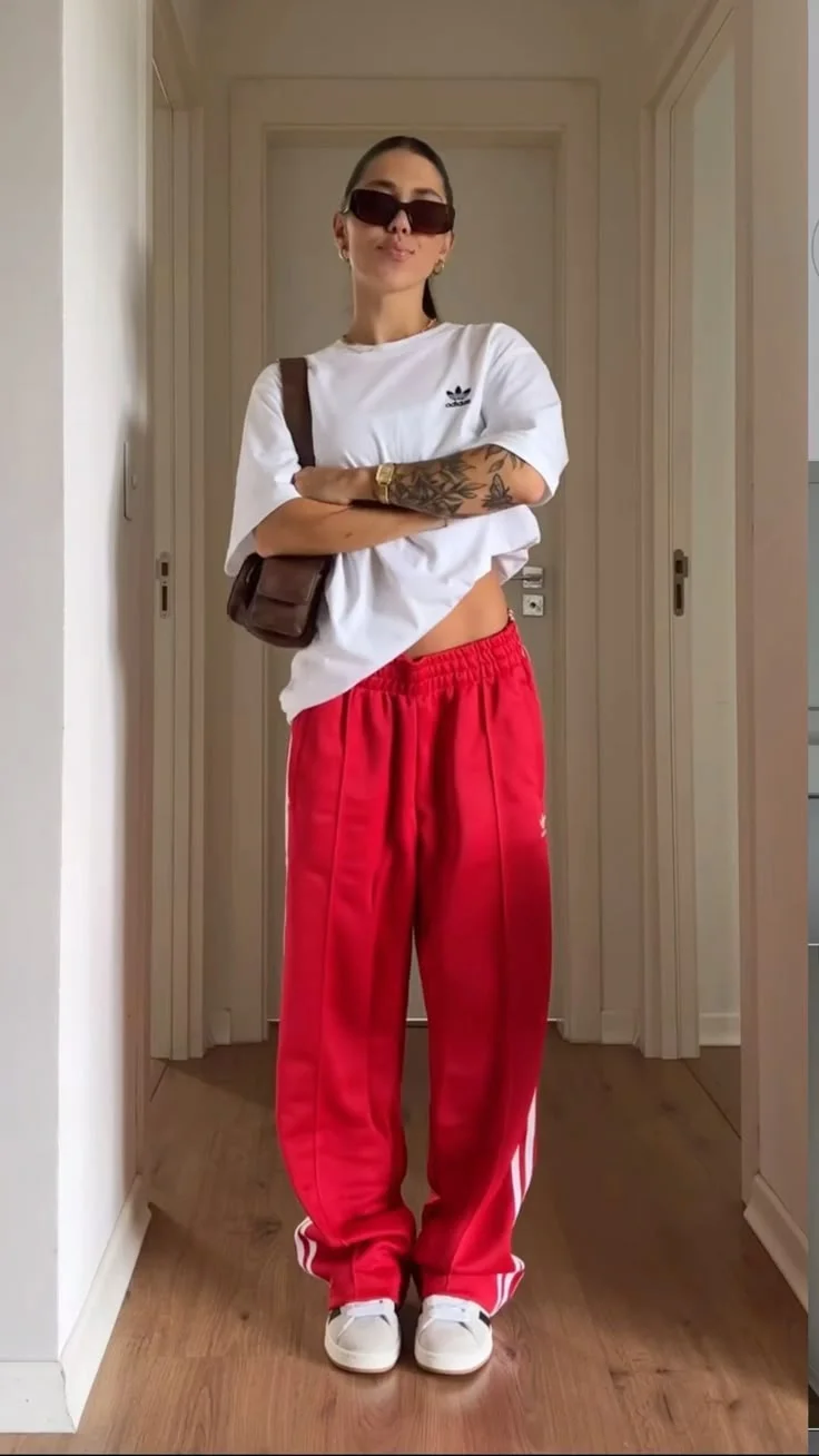track pants outfit