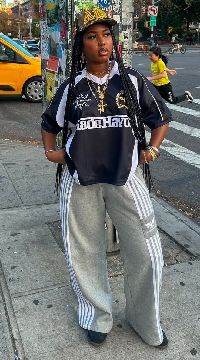 track pants outfit