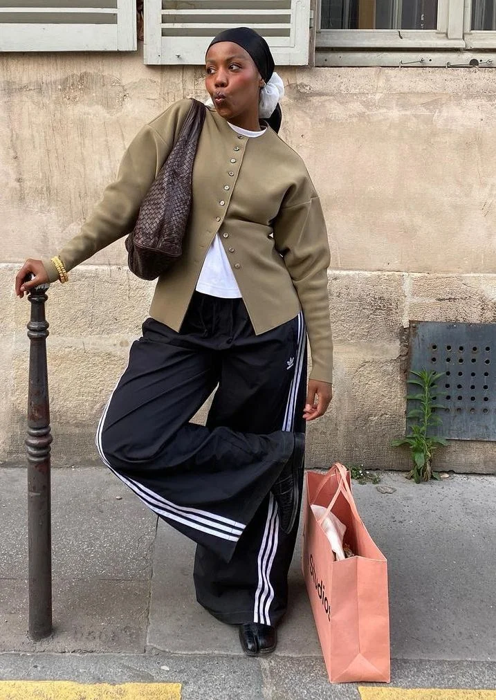 track pants outfit