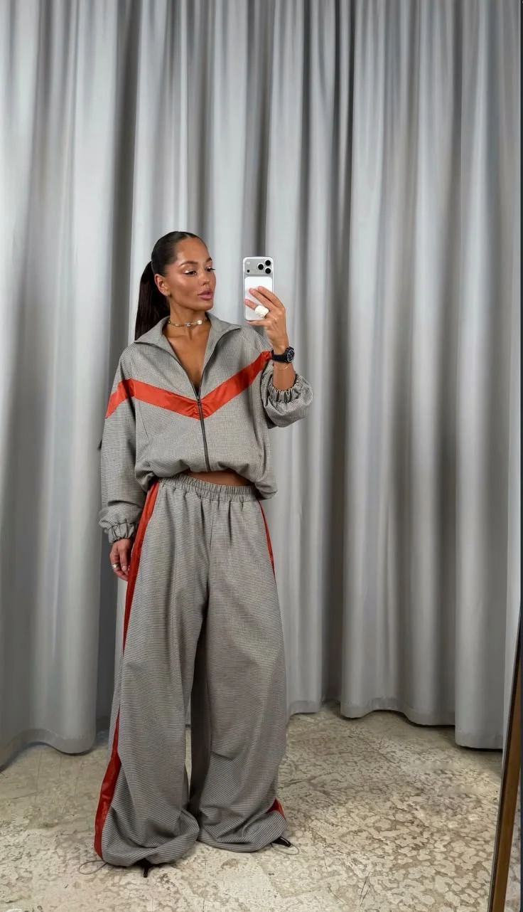 track pants outfit