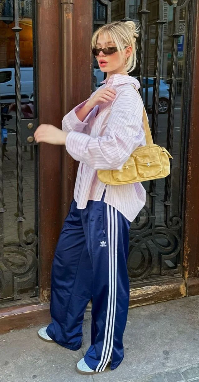 track pants outfit