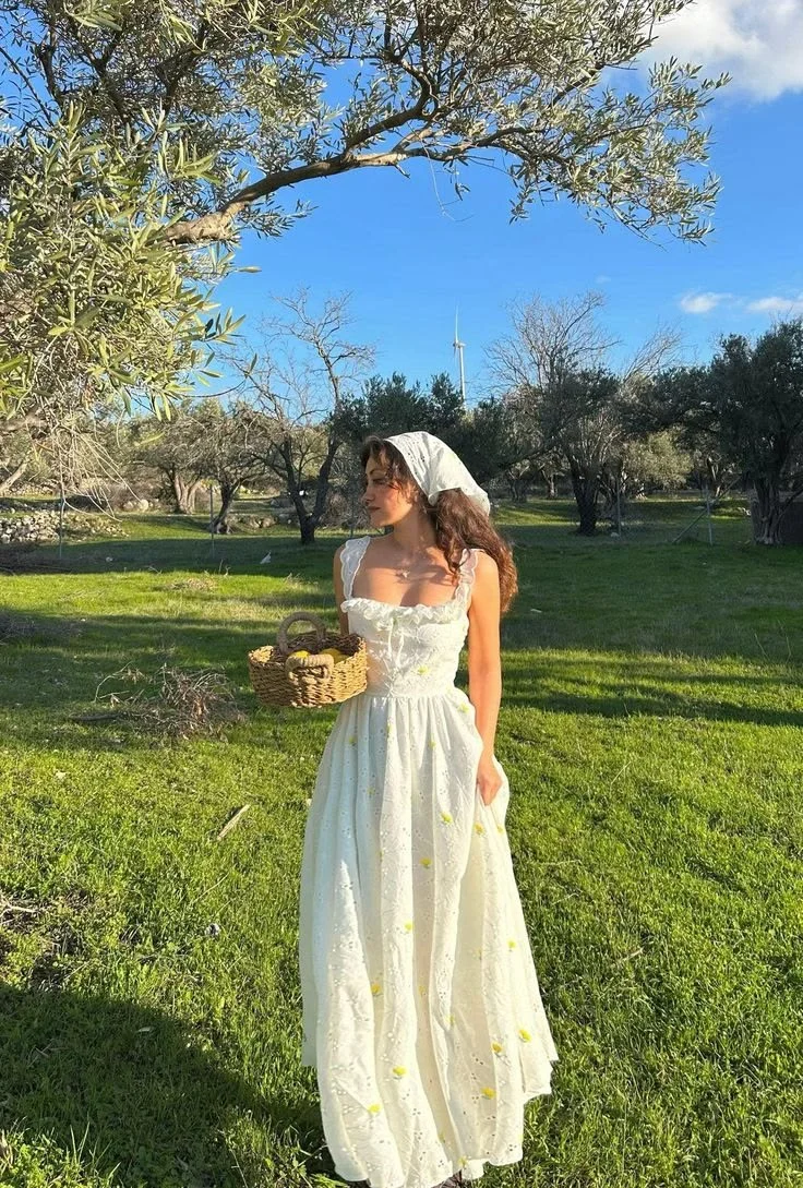 white dress outfit