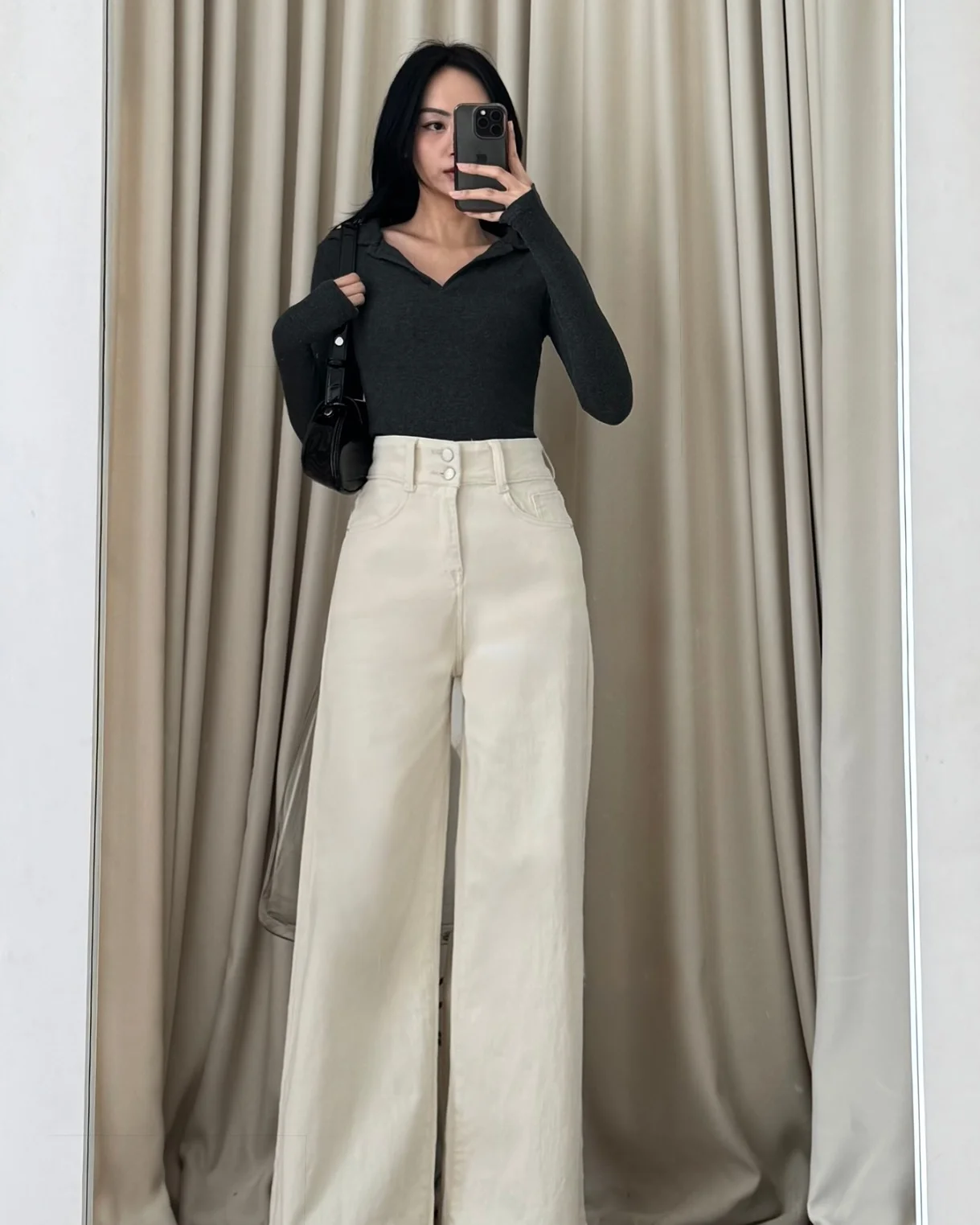 white jeans outfit