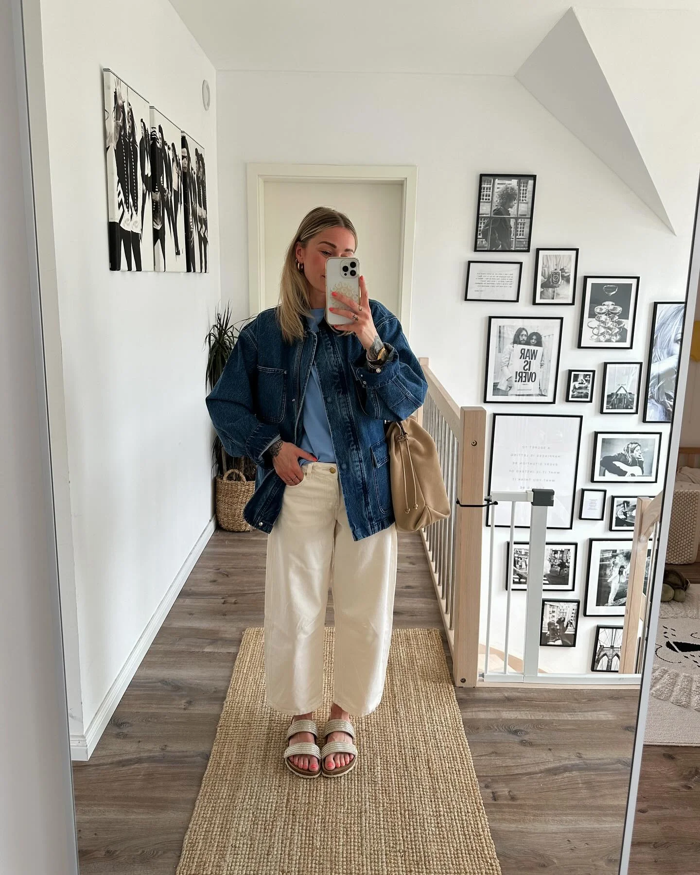 white jeans outfit