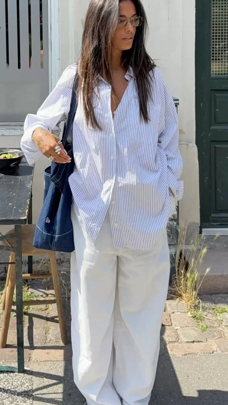 white jeans outfit
