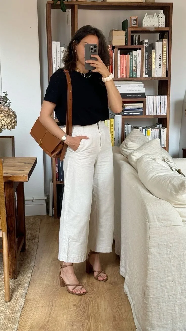 white jeans outfit