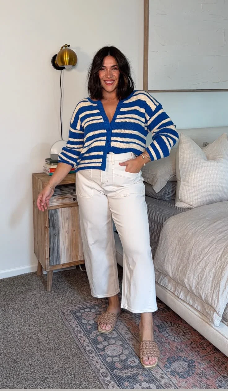 white jeans outfit