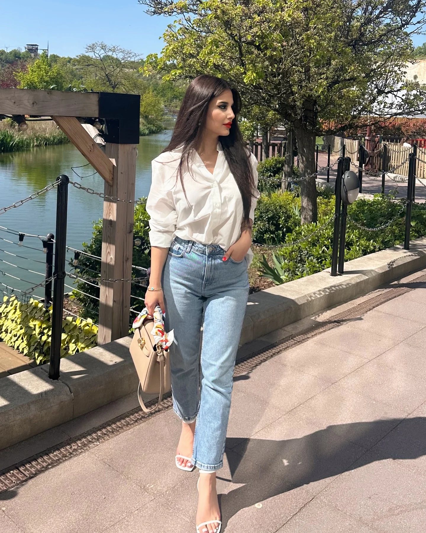 white shirt outfit