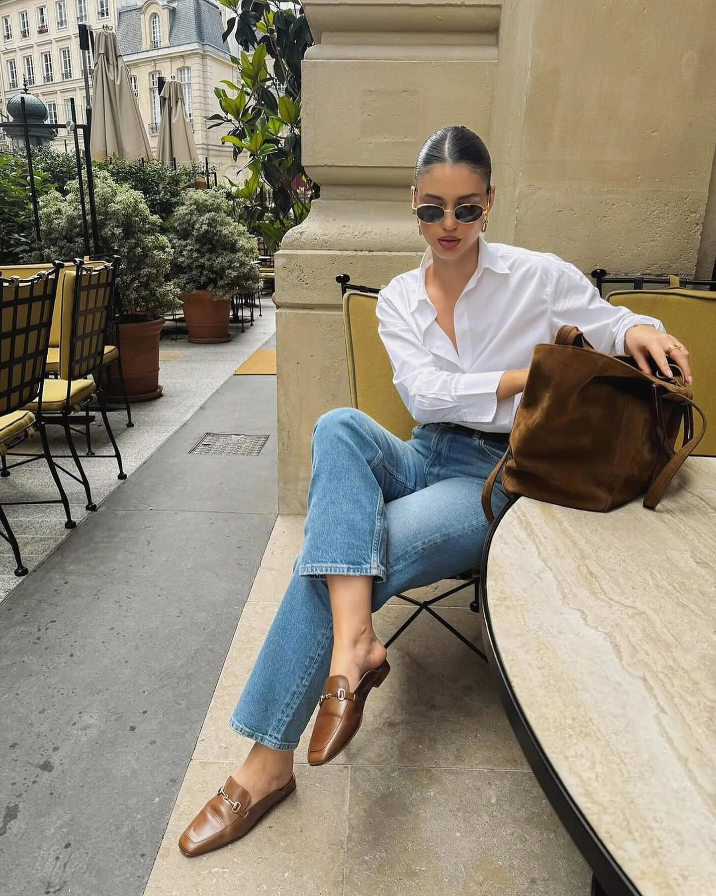 white shirt outfit
