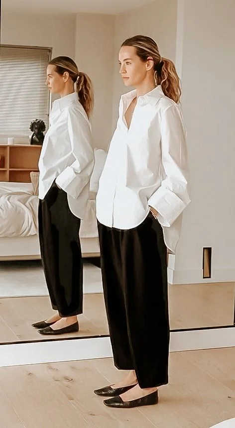 white shirt outfit