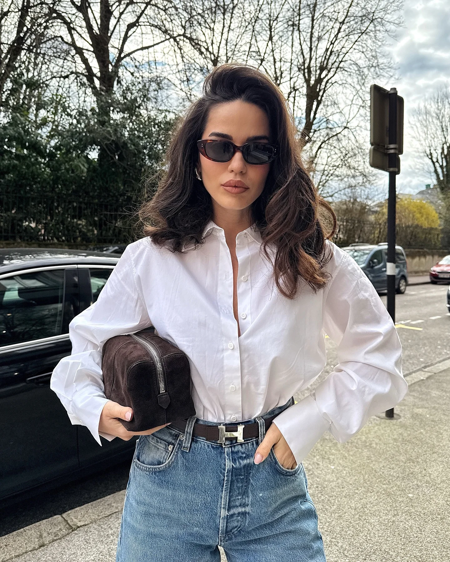 white shirt outfit