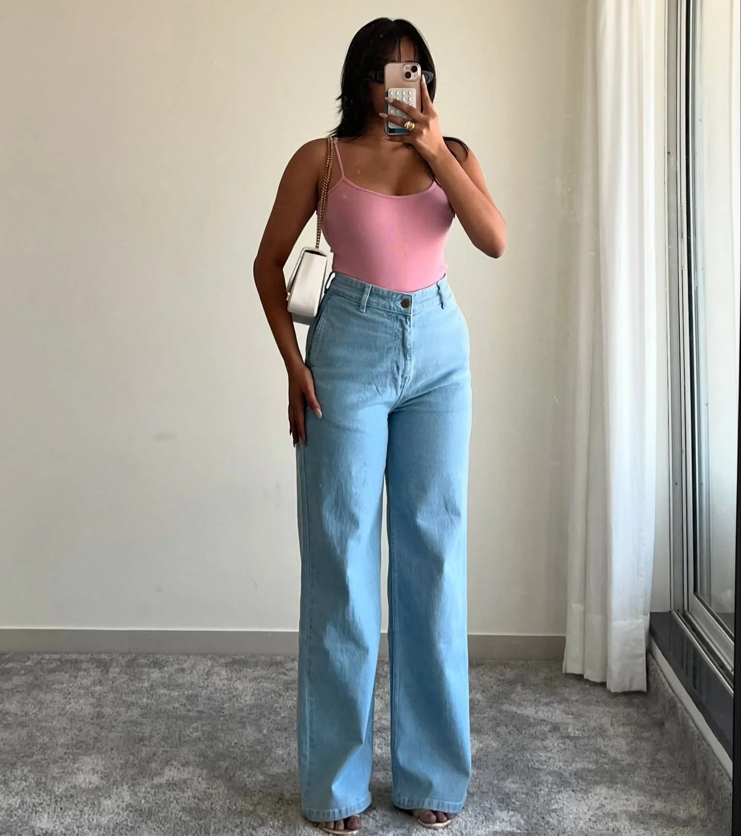 wide leg pants outfit
