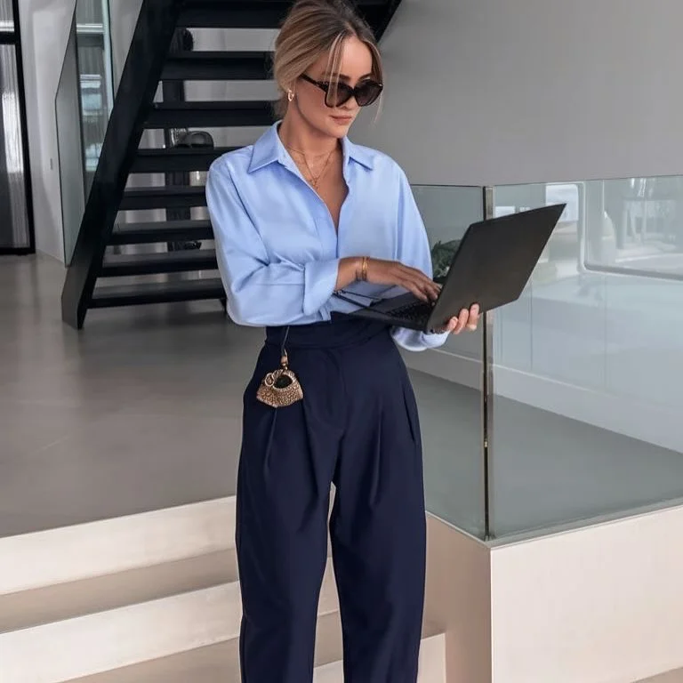 wide leg pants outfit